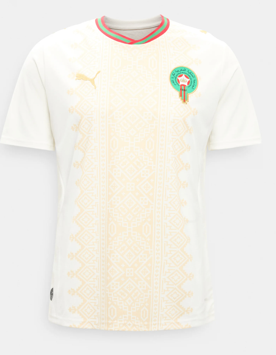 Maillot Maroc Blanc ou Rouge